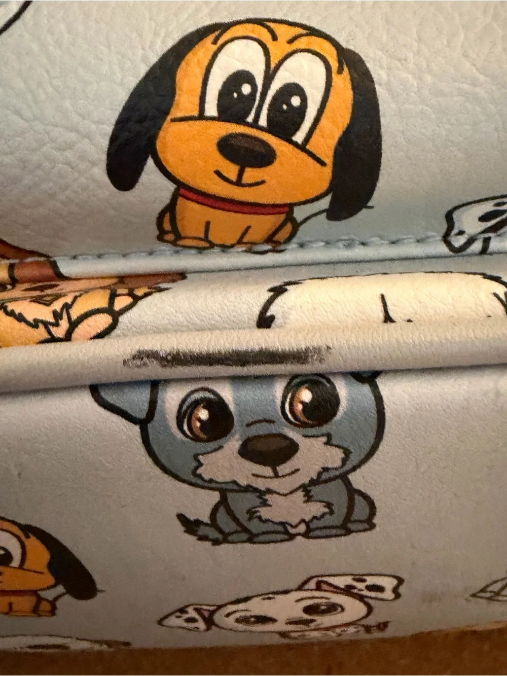 Loungefly Light Blue Disney Dogs Mini Backpack with Ear Accents